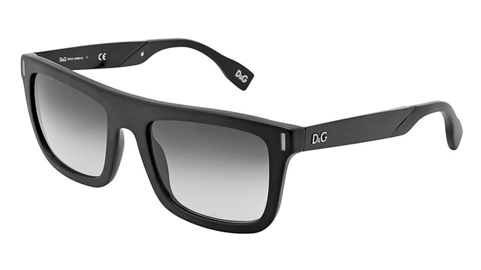 D&amp;G Fashion show DD3083 Sunglasses 25578G-5420 - Matte Black Frame, Gray Gradient Lenses