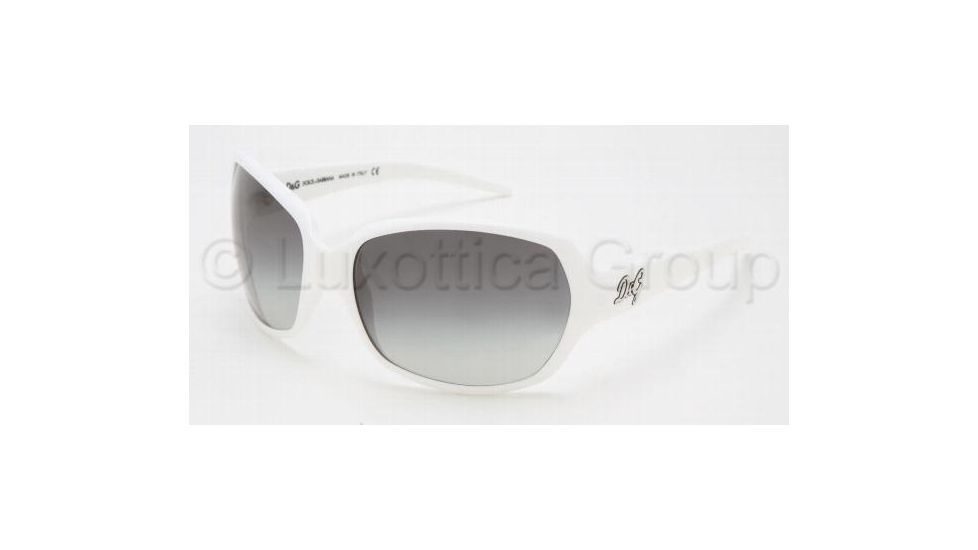 D&amp;G Bifocal Sunglasses DD8018 with Lined Bi-Focal Rx Prescription Lenses DD8018-508-8G-6317 - Lens Diameter: 63 mm, Frame Color: White