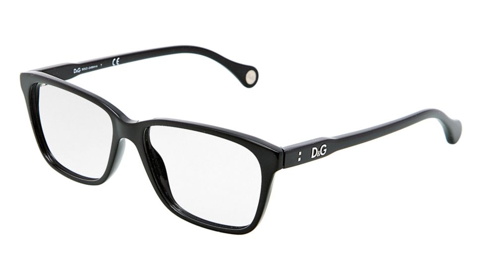 D&amp;G VIBRANT COLOURS DD1238 Eyeglass Frames 501-5215 - Black Frame
