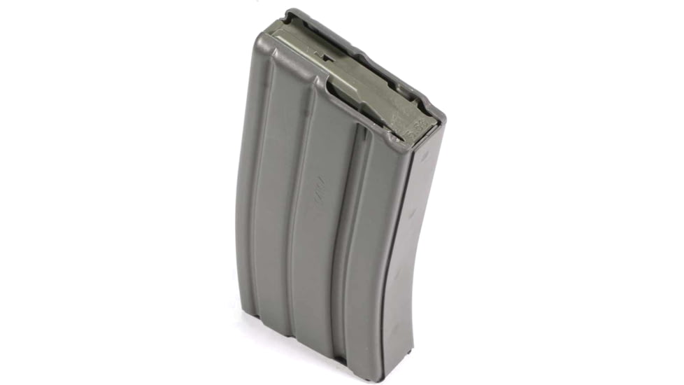 D&amp;H Tactical AR-15 5.56x45 20 Rounds Aluminum Rifle Magazine, Grey, 20, 20ALGTMPRT