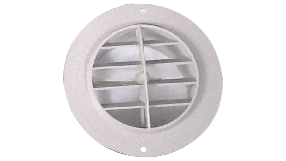 D&amp;W Rotaire Heat Outlet Vent, White, 4in, 3840WH