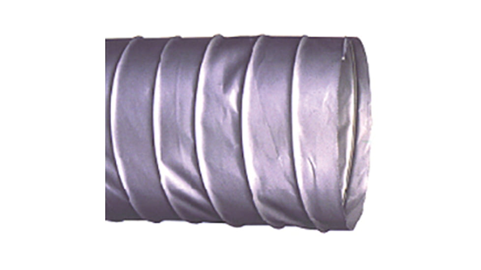 D&amp;W Uninsulated Premium Flexible Heat Duct Slp, 2in x 25ft, 2X25SLP