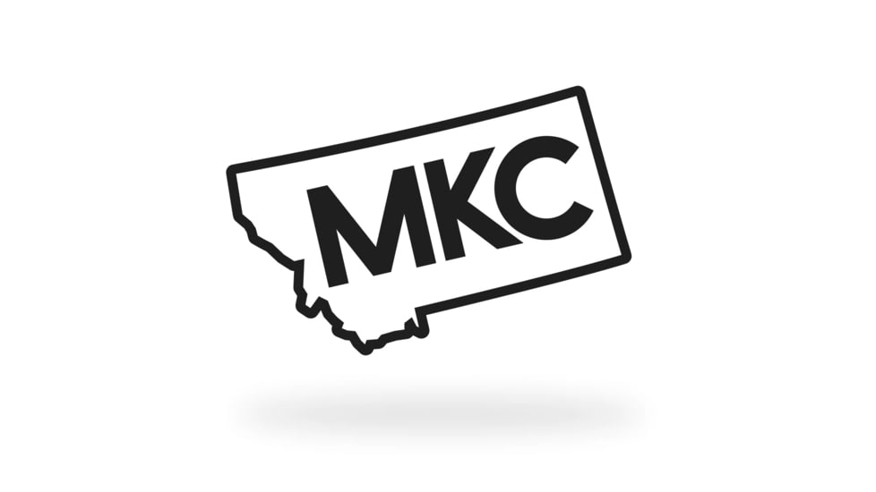 Montana Knife Company MKC Diecut Window Decals, Black, 6 inch, MKC-000961