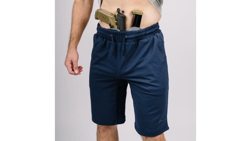 Crucial Concealment Carrier Shorts 11 - Navy Blue AF2B7A11, Included Retention Belt, XL, RB009016