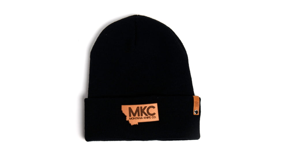 Montana Knife Company MKC Big State Patch Premium Beanie - Men's, Black, One Size, MKC-000064