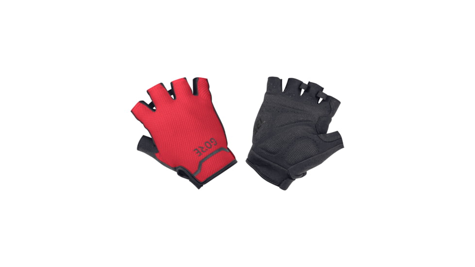 GOREWEAR C5 Short Gloves in Black/Hibiscus Pink 2XL E908BF9E, 100592-99AK-10