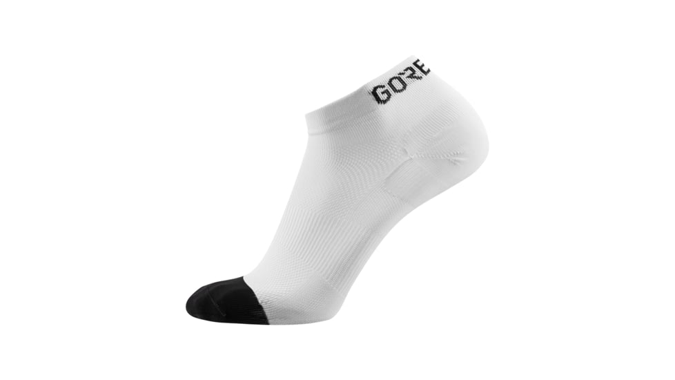 GOREWEAR Essential Short Socks in White 10.5-12 Form fit 90DFACE9, 100976-0100-XL