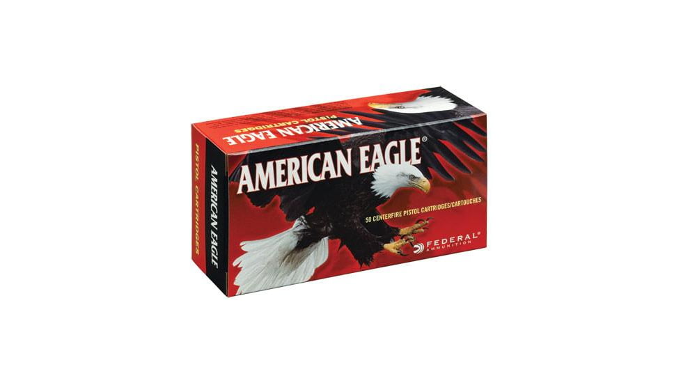 Federal Premium American Eagle Handgun Ammunition 9mm Luger 115 gr FMJ 1180 fps 1000/ct Case, AE9DPC