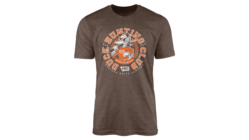 Montana Knife Company MKC Duck Hunting Club Tee - Men's, Brown, Medium, MKC-000875