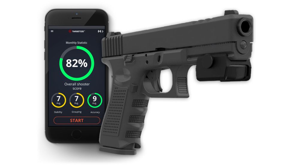 Dac Technologies Dac Targetize Target System Mounts On Rail Of Handgun
