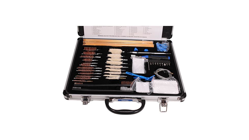 DAC Technologies Super Deluxe Universal Gun Cleaning Kit In Aluminum Case, 62 Piece, 38296
