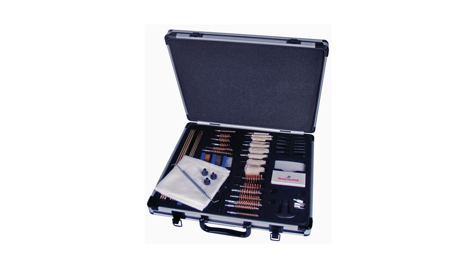 Dac Technologies Winchester Super Deluxe Universal Gun Cleaning Kit In Aluminum Case 62 Piece