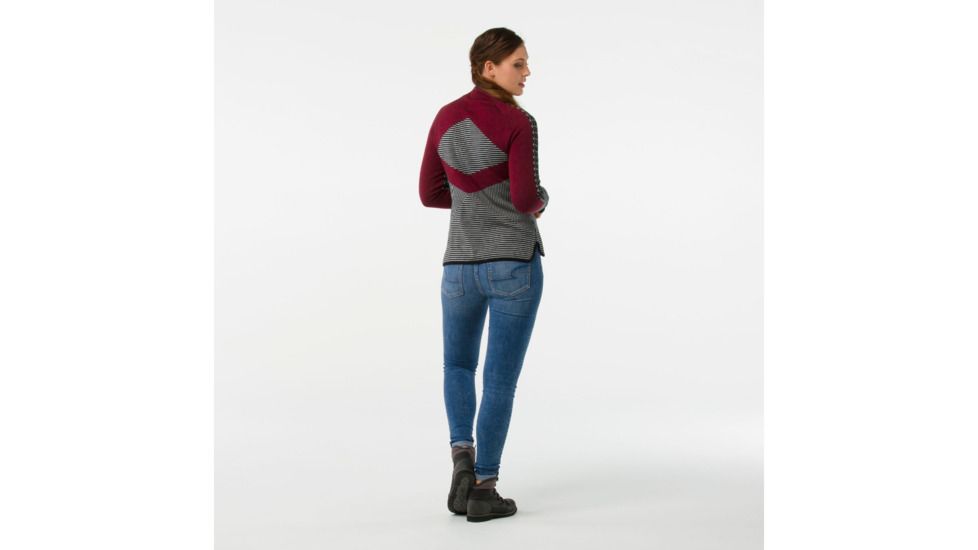 Smartwool Dacono Ski Full Zip Sweater-Women's, Black, Extra Large, SW000315001-XL