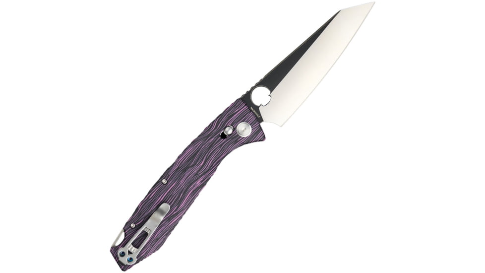 Daggerr Knives Alligator DH Crossbar Purple, DGRFM81DPRBW