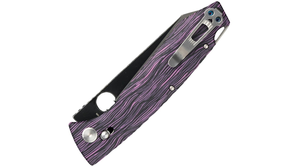 Daggerr Knives Alligator DH Crossbar Purple, DGRFM81DPRBW