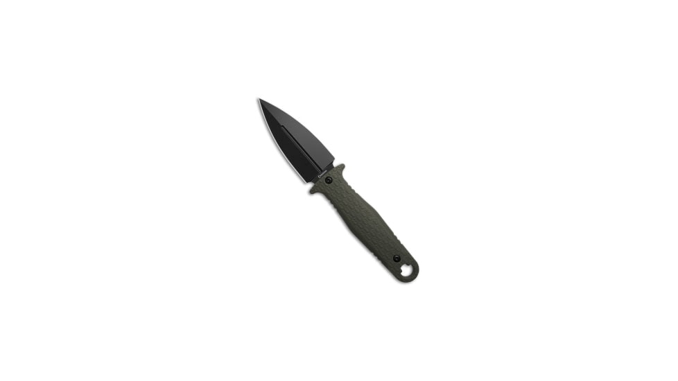 Daggerr Knives Daggerr Knives Combat Fixed Blade Knife Olive Green G-10 3.6" Black, Green, 8cr14MoV, adult, BHQ-213281