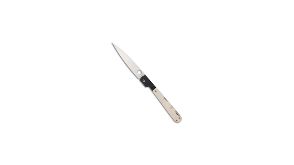 Daggerr Knives Corso Folding Knife, 4.75in, VG10, Spear Point Blade, G-10, White Handle, White/Gray, 10.50 inch, BHQ-210335