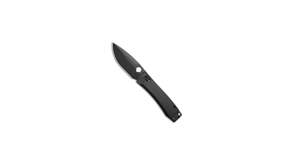 Daggerr Knives Nightmare 77 MagnaCut Folding Knife, 3.125in, CPM MagnaCut, Drop Point Blade, Titanium, Black Handle, Thumb Hole, Black/Black, 6.875 inch, BHQ-217312