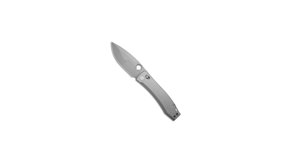 Daggerr Knives Nightmare Folding Knife, 4.00in, Bohler M390 Stainless Steel, Drop Point Blade, Gray Handle, Gray/Gray, 9.00 inch, BHQ-208827