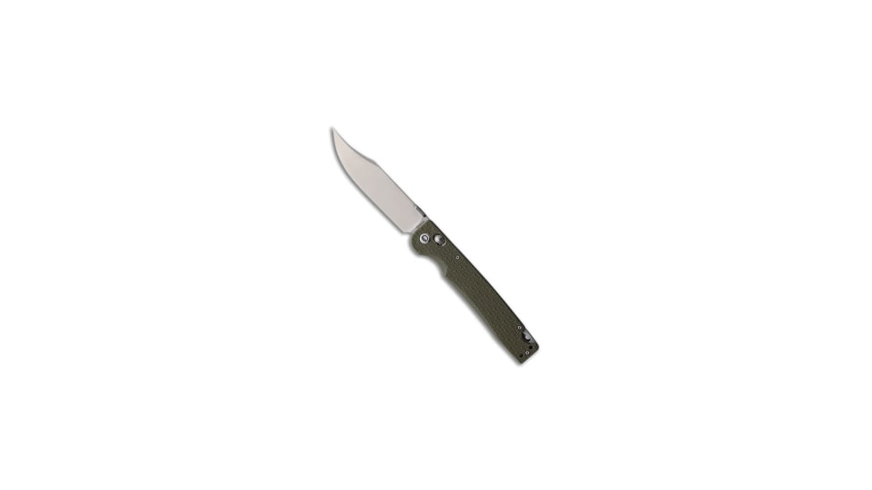 Daggerr Knives Daggerr Knives Pike Crossbar Lock Knife OD Green FRN 3.9" Stonewash, OD Green, 8Cr14MoV, adult, BHQ-221098