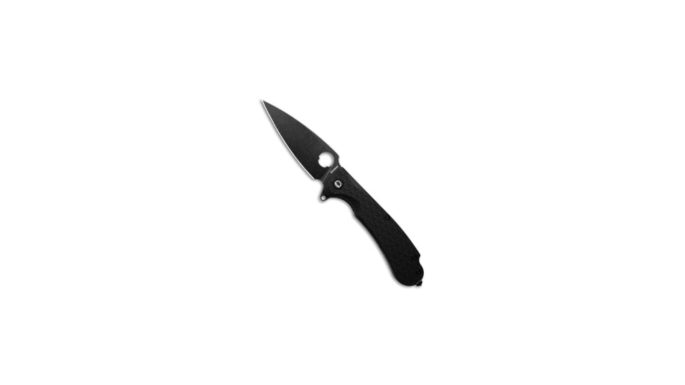 Daggerr Knives Daggerr Knives Resident Liner Lock Knife Black FRN 3.5" Black, Black, 8Cr14MoV, adult, BHQ-180528