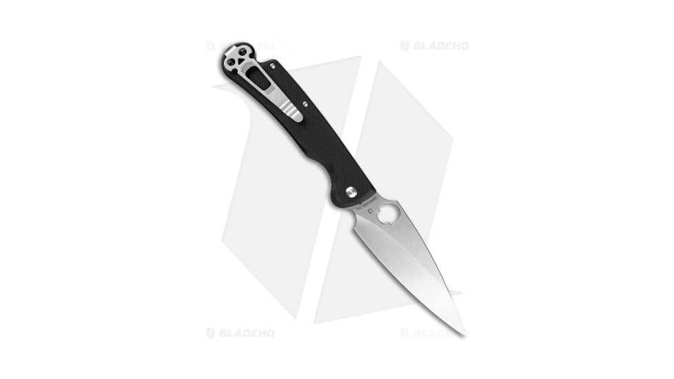 Daggerr Knives Vendetta Folding Knife, 5.00in, D2, Dagger Blade, G-10, Black Handle, Black/Gray, 10.25 inch, BHQ-107186