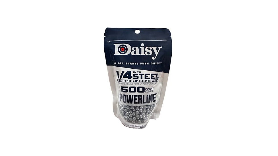 Daisy Slingshot Ammunition 1/4 Steel 500-pack