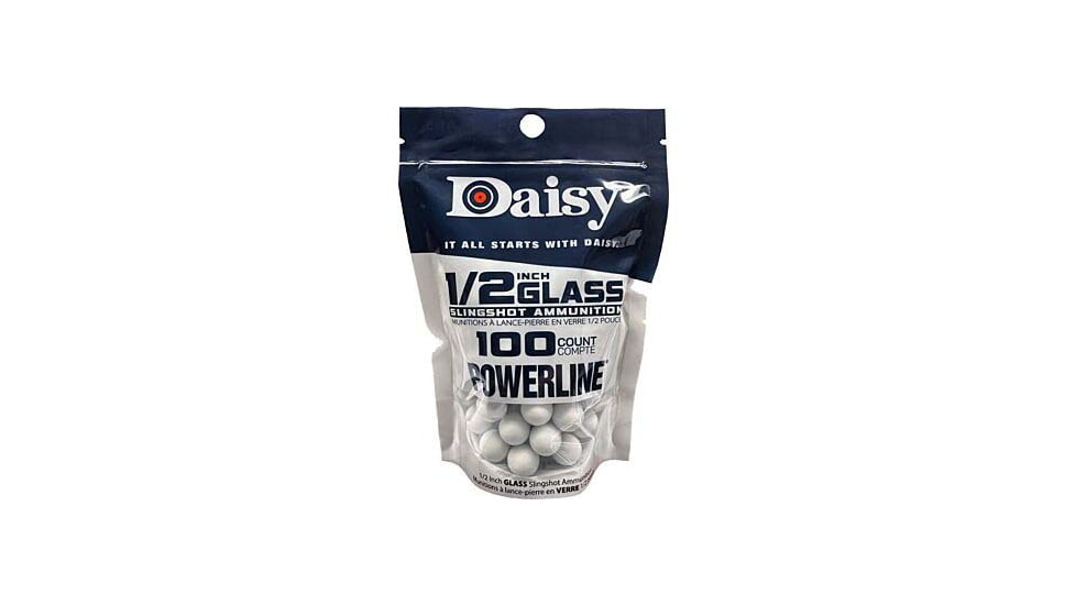 Daisy Slingshot Ammuntion 1/2 Glass 100-count Pack