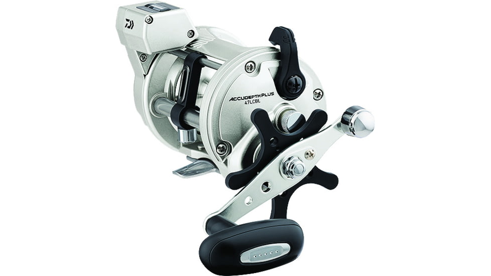 Daiwa Accudepth Plus-B Line Counter Reel, Left Hand, 1BB 4.2 1 Ratio, Alum Spool, Braid 40/480, 50/380, ADP47LCBL