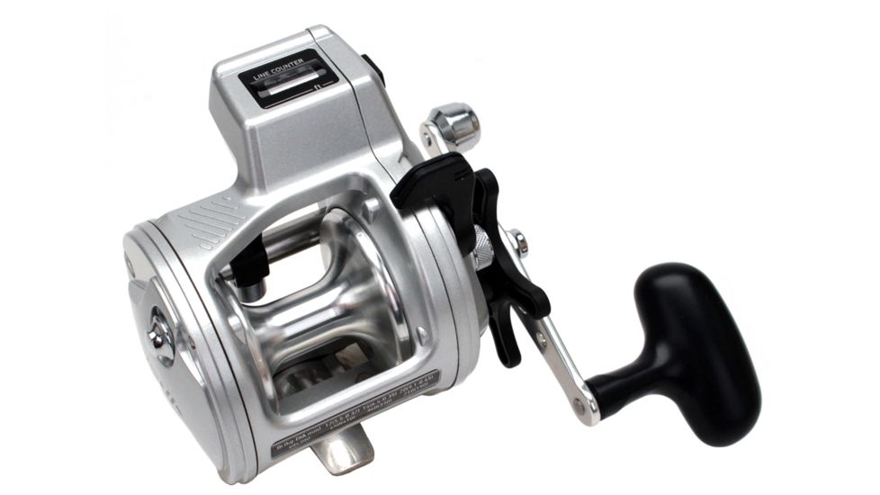 Daiwa Accudepth Plus-B Line Counter Reel, Walleye Special with Dual Paddle Handle, Medium/He 190263