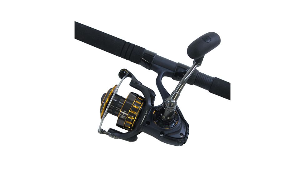 Daiwa BG 4500 Spinning Rod and Reel Combo, 7ft, Medium Heavy, 1 Piece, 6+1, BG4500/701MH