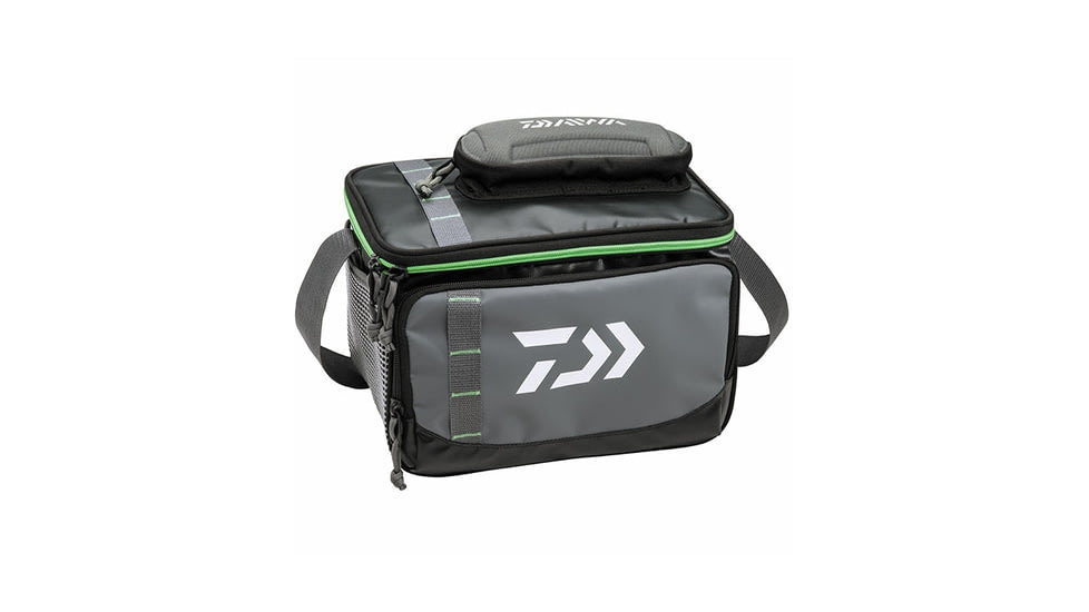 Daiwa D-Vec Soft Vinyl Soft Tackle Box, 60 Size, Grey/Green, DTVB-60