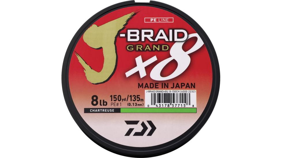 Daiwa J-Braid Grand Line 8/150 Char