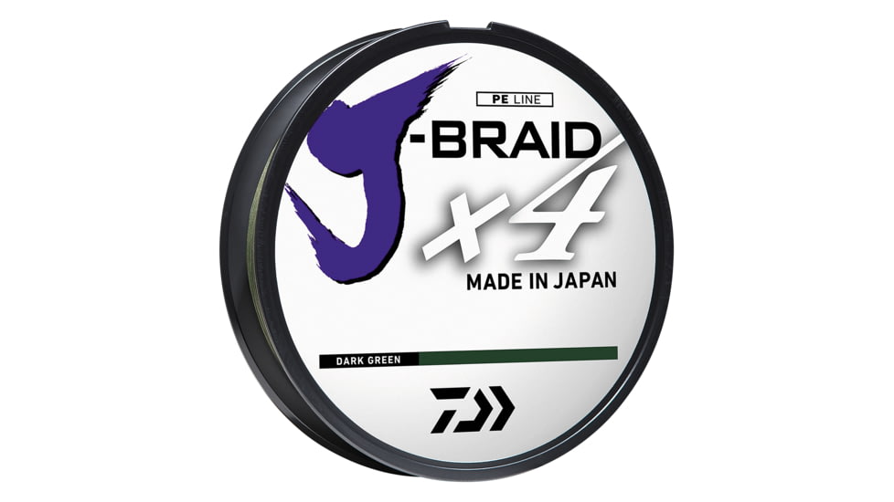 Daiwa J-Braid X4 15# 150yds DG with Line cutter, JB4U15-150DG-LC