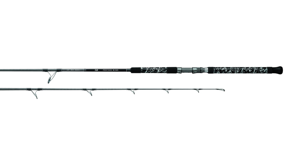 Daiwa Proteus WN Blue Spinning Rod, 7ft, Heavy, Fast, 1 Piece, Camo, PRWNC70HFS