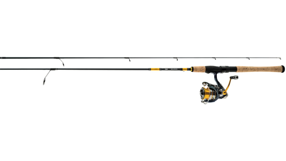 Daiwa Revros LT Freshwater Spinning Rod and Reel Combo, 5ft6, Light, 2 Piece, 4BB + 1RB, REVLT10-4BI/G562L