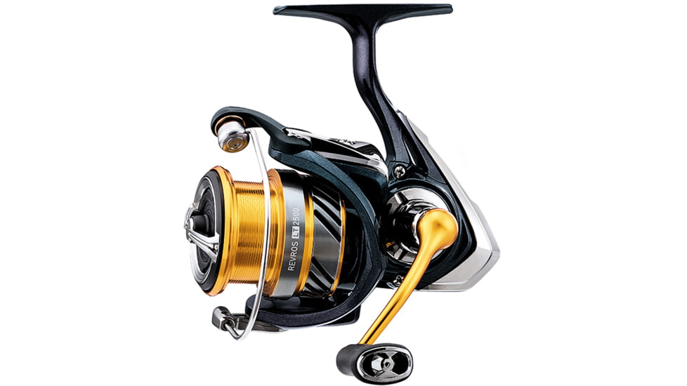 Daiwa Revros LT 3000 Spinning Reels, 4 Ball Bearing, 1 Roller Bearing, 5.3/1, 31.6in Line Per Turn, REVRLT3000-C