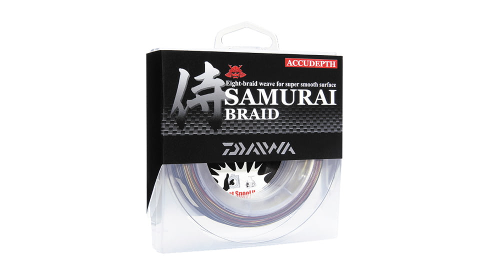 Daiwa Samurai Braid Line w/Filler Spool, 15lb, 150yd, Green, DSB-B15LB150YG