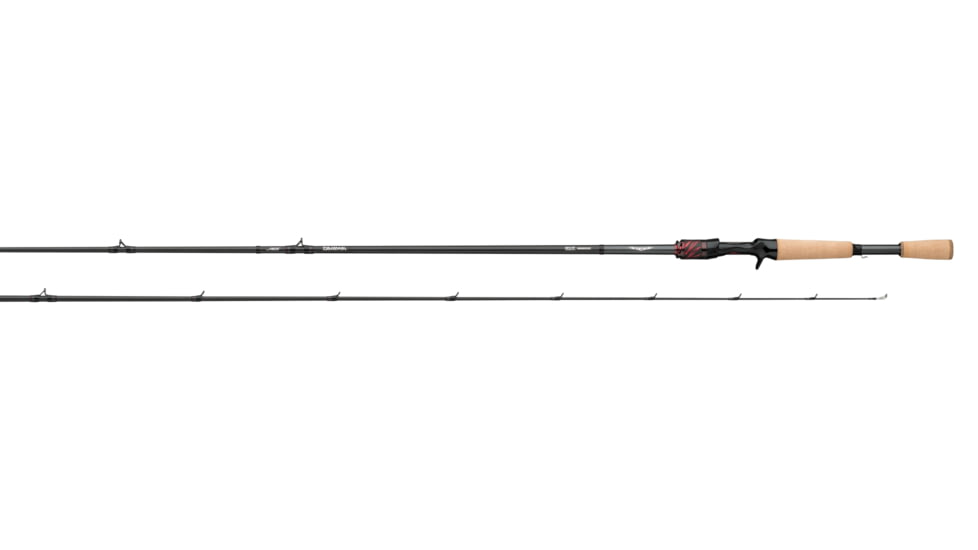 Daiwa Steez AGS Bass Spinning Rod, 6ft 9in, Medium, Fast, 1 Pieces, STAGS761MMLFS