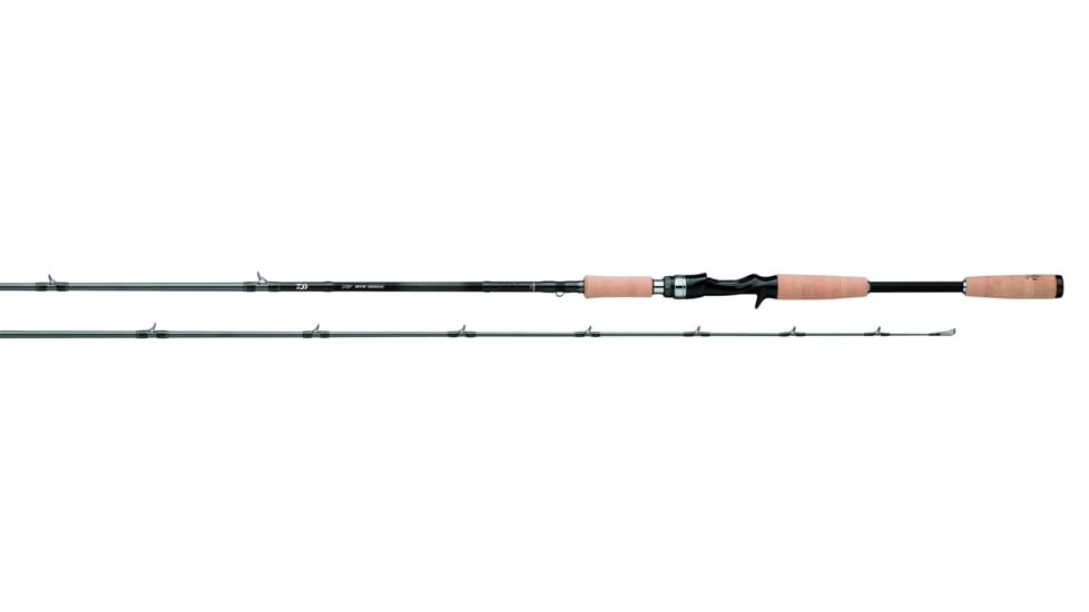 Daiwa Tatula Bass Casting Rod, 7ft 3in, Heavy, Moderate, 1 Piece, TTU731HRB-SB