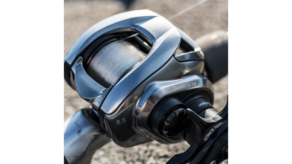 Daiwa Zillion SV TW G Baitcast Reel, 6.3-1, 9+1, Left Hand, ZLNSVG100L