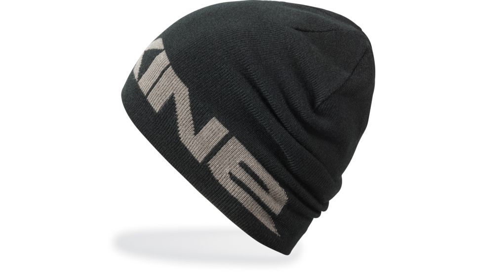 Dakine 2-Way Beanie - Mens, Black / Charcoal, One Size, 10000815-BLACK/CHAR-71M-OS