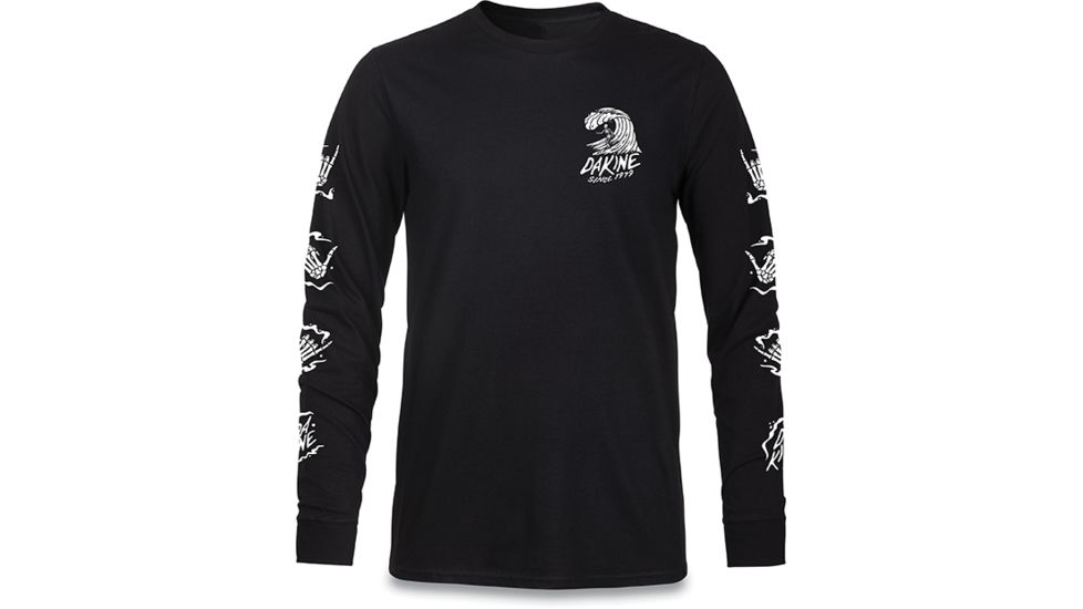 Dakine Bare Bones L-S, BLACK, S, 10001874-LK