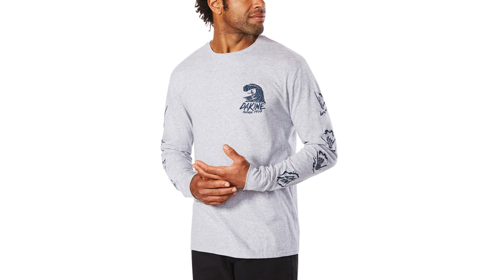Dakine Bare Bones L-S, GREY HEATHER, S, 10001874-ETE