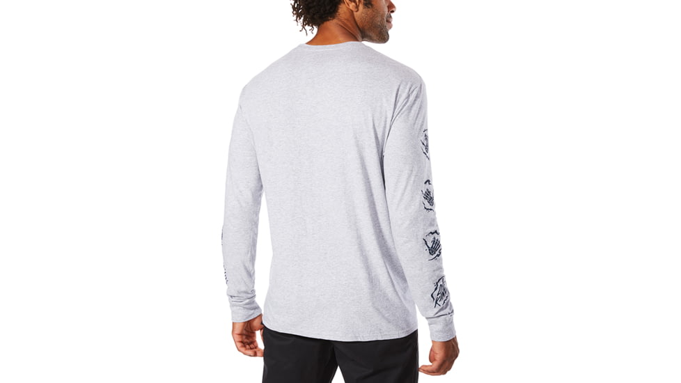 Dakine Bare Bones L-S, GREY HEATHER, S, 10001874-ETE