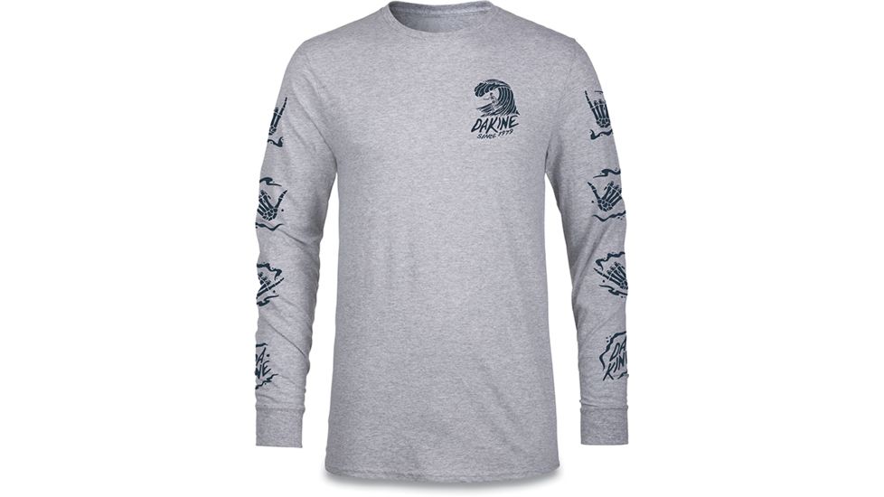 Dakine Bare Bones L-S, GREY HEATHER, S, 10001874-ETE