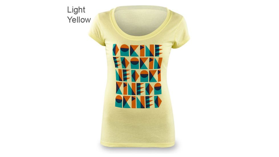 Dakine Bauhaus SS T-Shirt - Women's-Light Yellow-X-Large