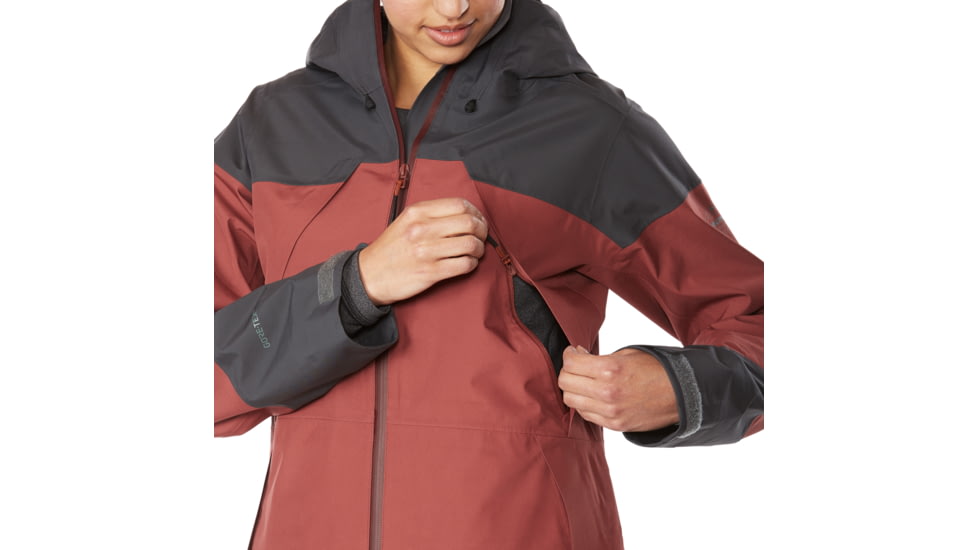 Dakine Beretta 3L Jacket - Womens, Burnt Rose / Shadow, Extra Small, 10000645-B/S-81M-XS