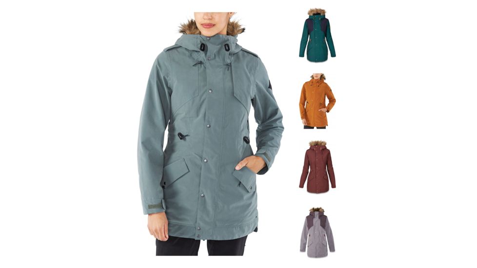 Dakine Brentwood Jacket - Women's, Balsam, Deep Teal / Night Sky, Ginger, Rust Brown, Shark / Amethyst