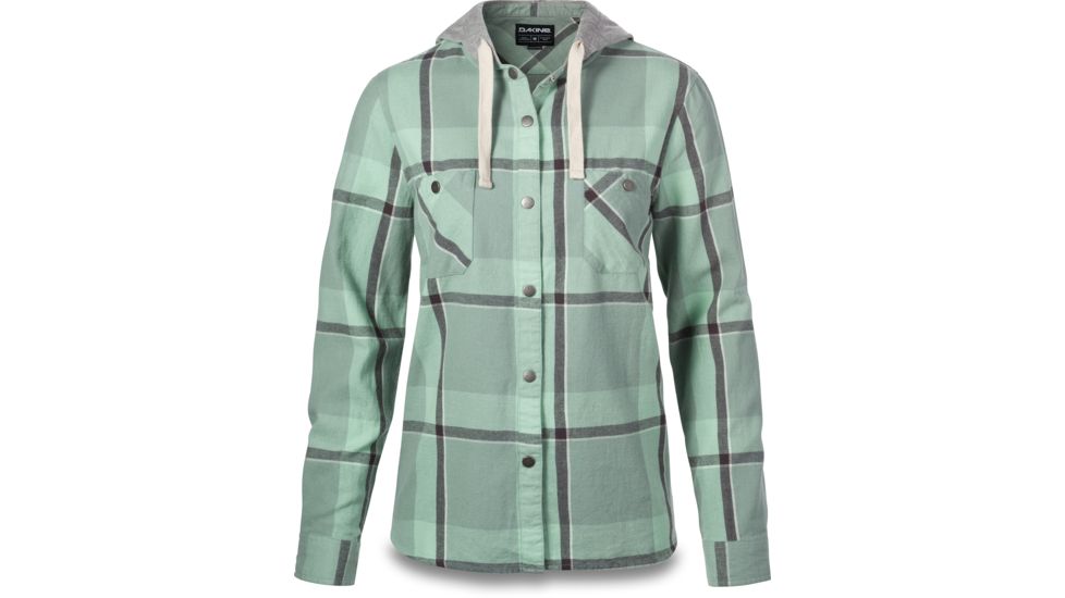 Dakine Brighton Flannel - Womens, Coastal Green, Extra Small, 10001186-CG-91M-XS